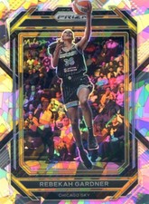 2023 Panini Prizm WNBA REBEKAH GARDNER #98 CRACKED ICE PRIZM SKY