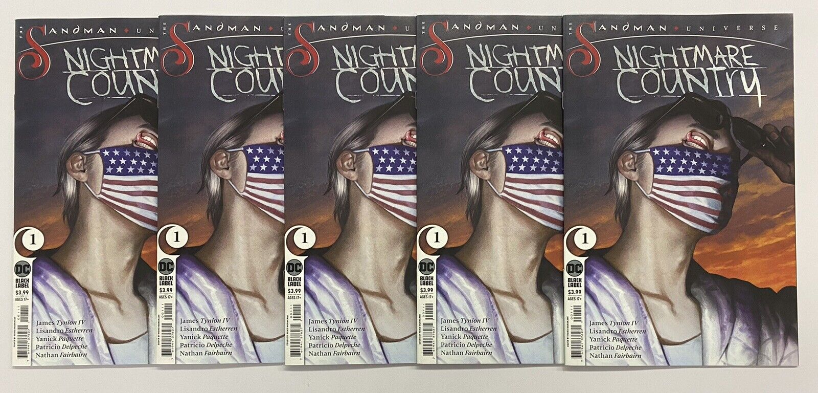 SANDMAN UNIVERSE NIGHTMARE COUNTRY #1 5x COPIES CVR A DC 2022 1st AGONY ECSTACY
