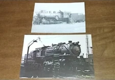 L.S.&I. No. 33 (Baldwin 1916) PC & #24 (Blt. 1910) Photo Vintage Train Postcard