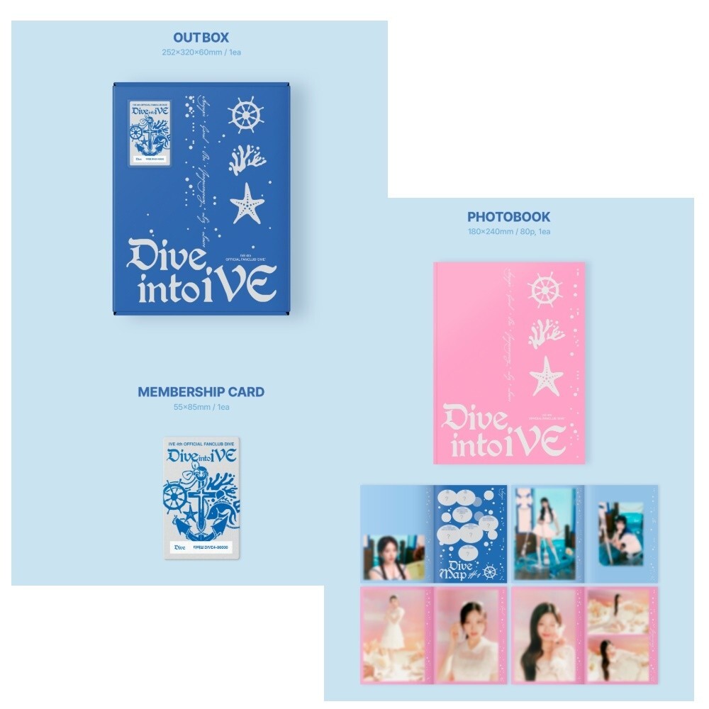 IVE 4th OFFICIAL FANCLUB DIVE FanClub Kit +EXPRESS SHIP | eBay