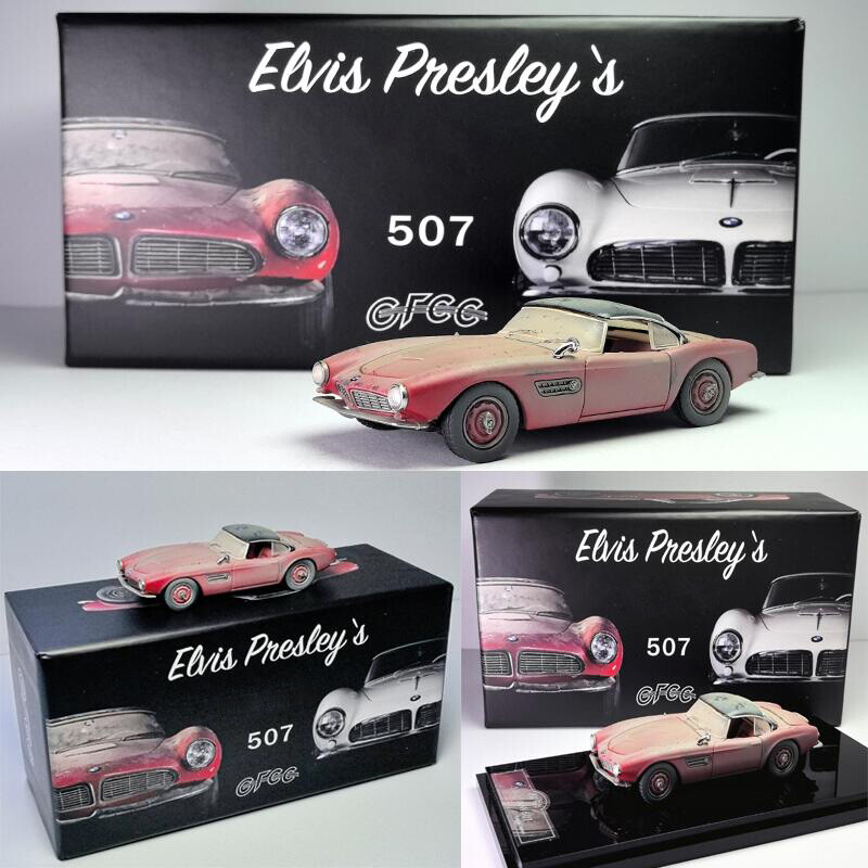 特価 Western Models (1/43) BMW 507 GFCC 1:64 1957 BMW 507 Red hard-top old version Diecast