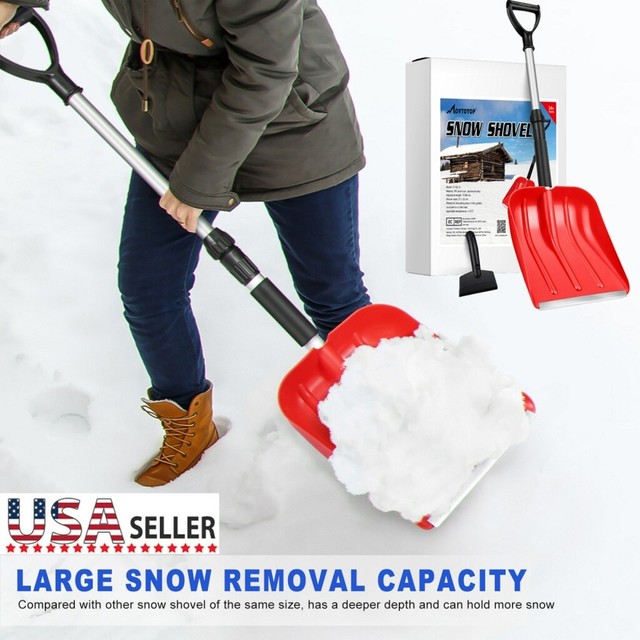 Winter Emergency Snow Shovel Collapsible Aluminum Car or SUV 5 colors
