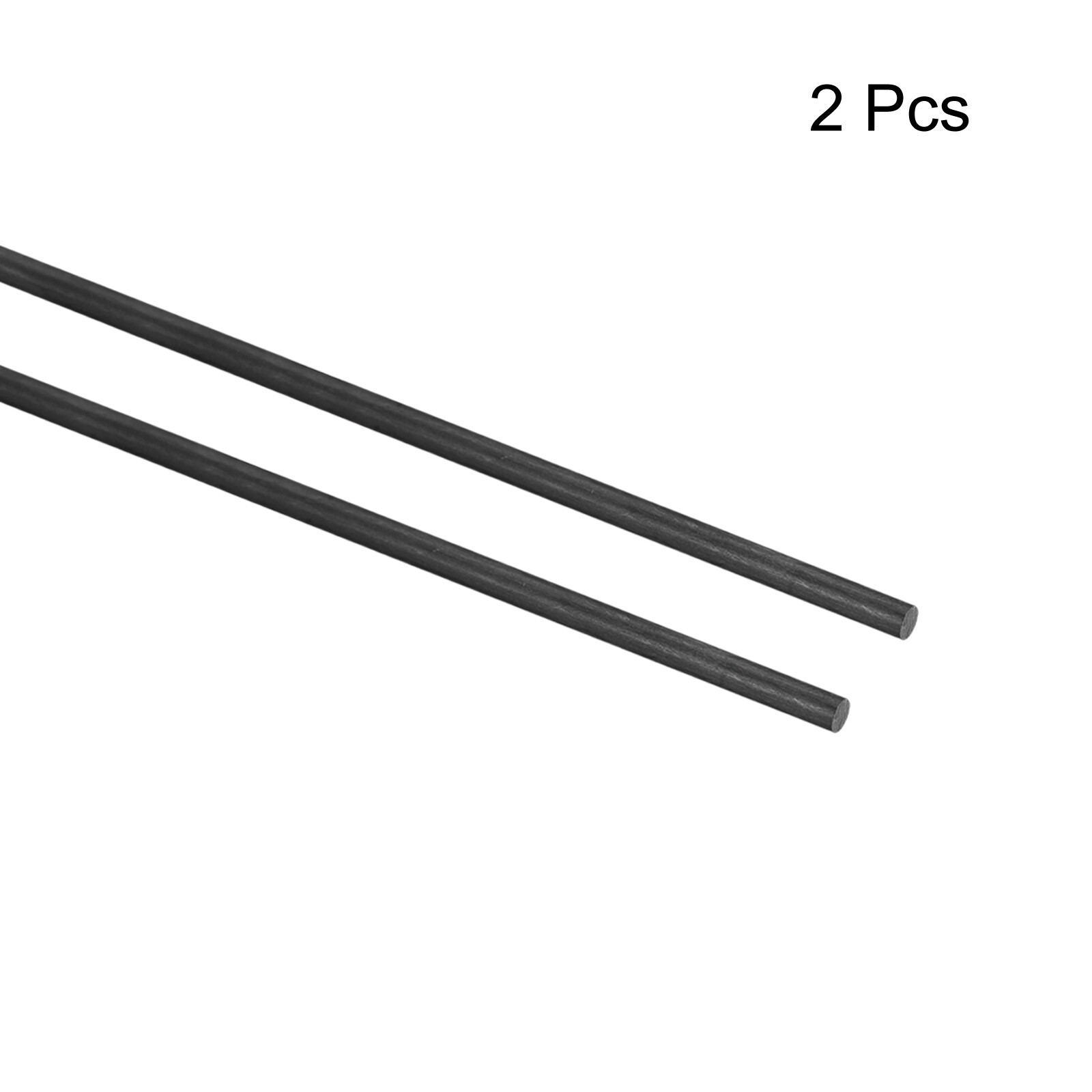 Aste In Fibra Di Carbonio 4x6mm X 500mm | 4 Pezzi | Per Droni E Modellismo