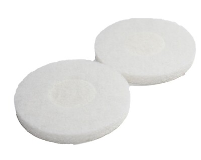 For Emotor EM-02 Dual Brush Floor Scrubber Dual 7''Clean Floor White Pads