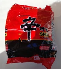Korean Instant Hot Spicy Noodle NONGSHIM SHIN RAMYUN THE RED Limited Ramen 4pack