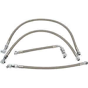 HONDA 1997-03 GL 1500 VALKYRIE GALFER STAINLESS STEEL 4 LINE FRONT BRAKE KIT