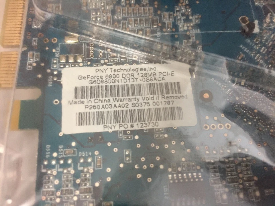 PNY GeForce 6800 128MB DDR PCI E Support Video Card - Image 4 of 4