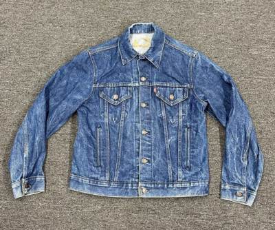 Vintage Levi's 705 Type III Denim Trucker Jacket ~ Made in USA