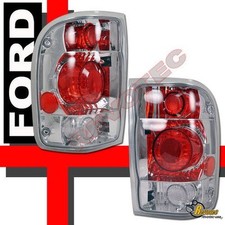 1998-2000 Ford Ranger Pickup Chrome Tail Lights Lamps 1 Pair 1998-2000 Ford Ranger Pickup Chrome Tail Lights Lamps 1 Pair