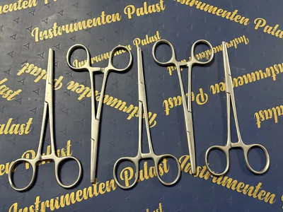 Arterienklemme nach Pean 14 cm 2:1 Zähne gerieft/gerade 5 Stück. - Bild 1 von 3