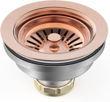 B9173 Kitchen Sink Drain Assembly 3-1/2 Inch with Removable Sink Strainer Basket