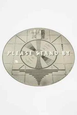 Fallout Please Stand By Round Record Felt Slip Mat Slipmat Official Bethesda