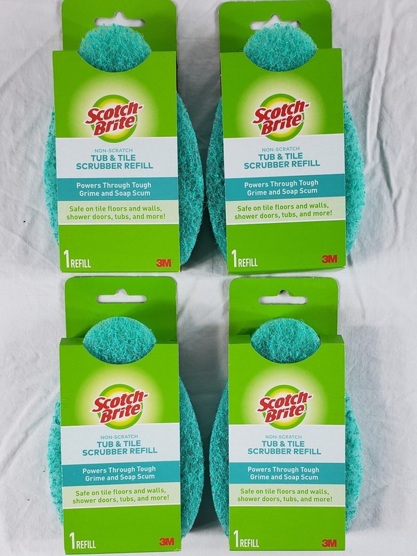 Scotch-Brite Non-Scratch Tub & Tile Scrubber Refill - 4/Pack