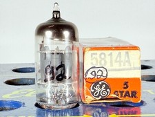 GE 5814A ECC82 12AU7 Five Star NOS NIB Tested Like NOS Balanced Tube