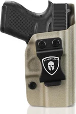 IWB Tan Color Holster For Glock43 /Glock43X /Glock43X MOS Pistol,Right Hand