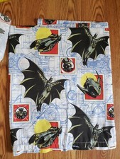 Batman Sheet Twin Flat and mattress DC Comic Cat Woman Penguin Super Hero 1992
