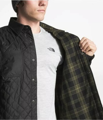 the north face men's fort point insulated reversible flannel