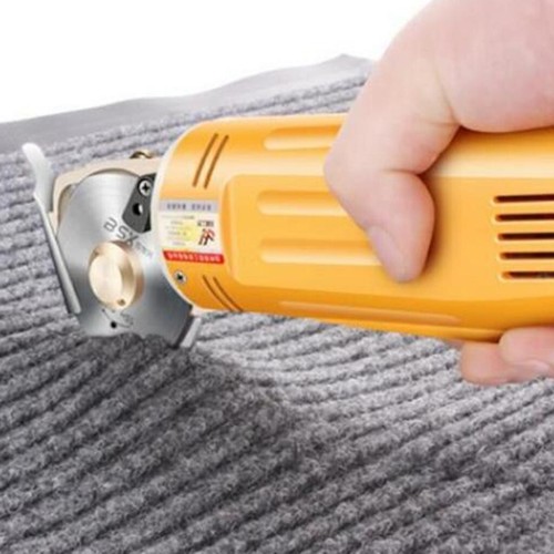 UK Mains 70 mm Klinge elektrisches Tuch Textil Schneider Stoff Schneidemaschine - Bild 2 von 4
