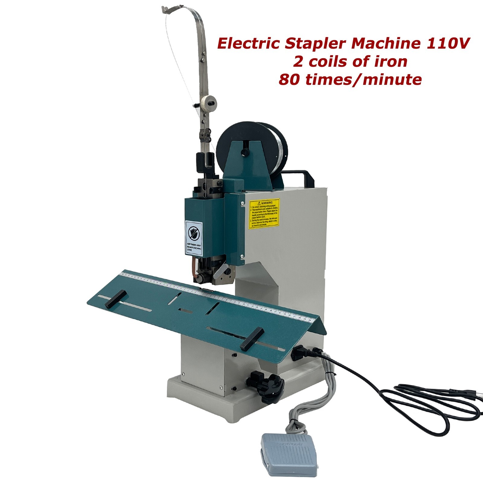 Electric Stapler Machine Stapler / Saddle Stapler Stitching Book Binder 110V-image