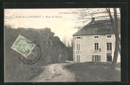 CPA Cozanne, Route de Nolay 1907  - Photo 1/2