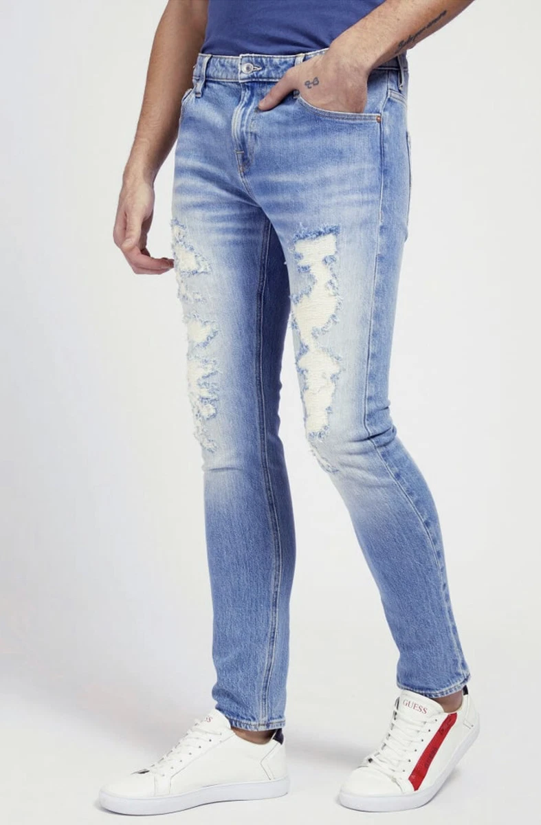 Guess mens top skinny jeans