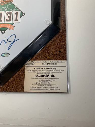 Cal Ripken Jr. Konvolut enthält MLB Mini Heimteller mit 2 Vintage Baseballkarten - Bild 4 von 9