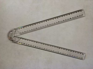 Ruler 2 Protractor Ruler Easy Angle With Magnified Angle Viewer 60 Cm Mark Ruler Ebay