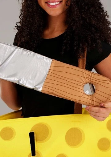 Maridaje perfecto de gran tamaño - Vino y queso - Disfraz de pareja - Talla única Foto 4 de 4