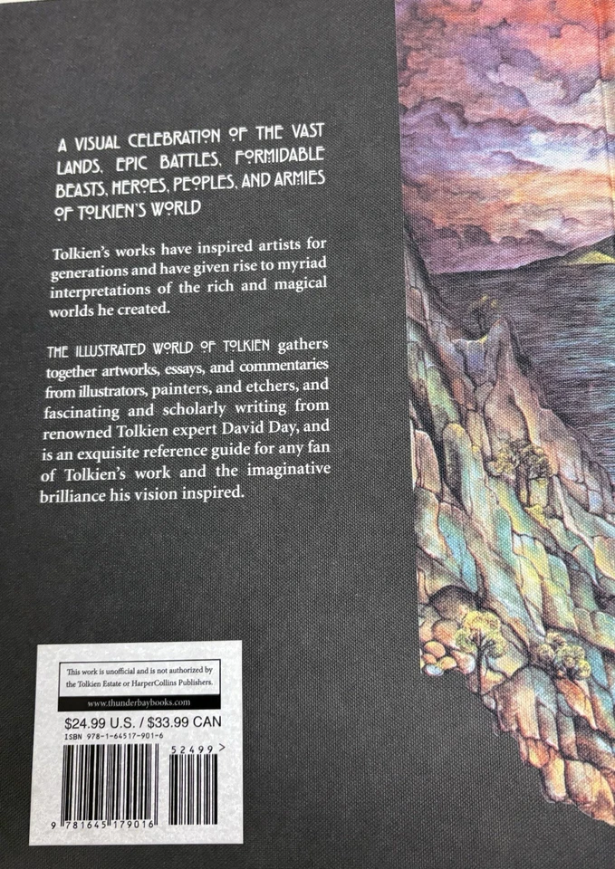 The Illustrated World of Tolkien by David Day NEW Foto 2 de 4