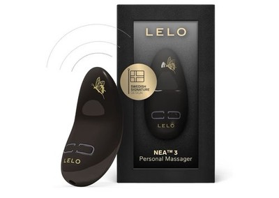LELO NEA 3 Ladies Personal Massager Pitch Black Waterproof Rechargeable 10 Modes