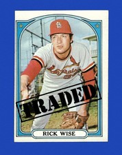 1972 Topps Set-Break #756 Rick Wise VG-VGEX *GMCARDS*