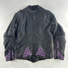 Joe Rocket Womens Motorcycle Jacket Armor Bla...