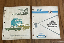 Vintage Dupont Refinish Paint Chip Catalogs - 1977 Truck Color Information Vintage Dupont Refinish Paint Chip Catalogs - 1977 Truck Color Information