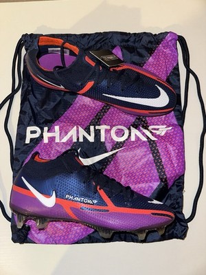 NIKE PHANTOM GT2 ELITE DF FG NAVY-WHITE  MENS SZ 8US [CZ9889-415] Soccer Cleats