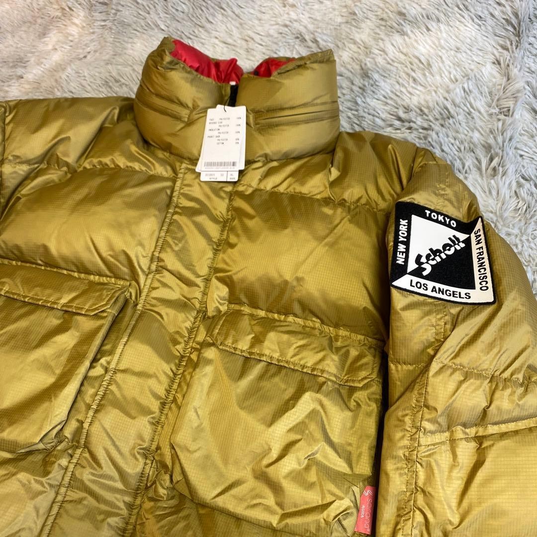 Schott Reversible Down Jacket Liberty Goddess Red… - image 14