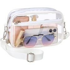 Clear Bag for Stadium Events - Small Clear Purses for Women Stadium Crossbody...