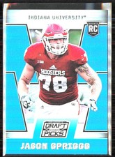 2016 Panini Prizm Collegiate Draft Picks #193 Jason Spriggs Prizms Blue
