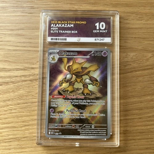 Alakazam ACE Gem mint 10 · 009 · MEG Promo · Pokémon TCG