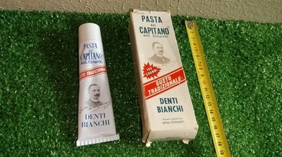 Toothpaste Tube, Vintage Captain's Pasta Collection Dr. Ciccarelli
