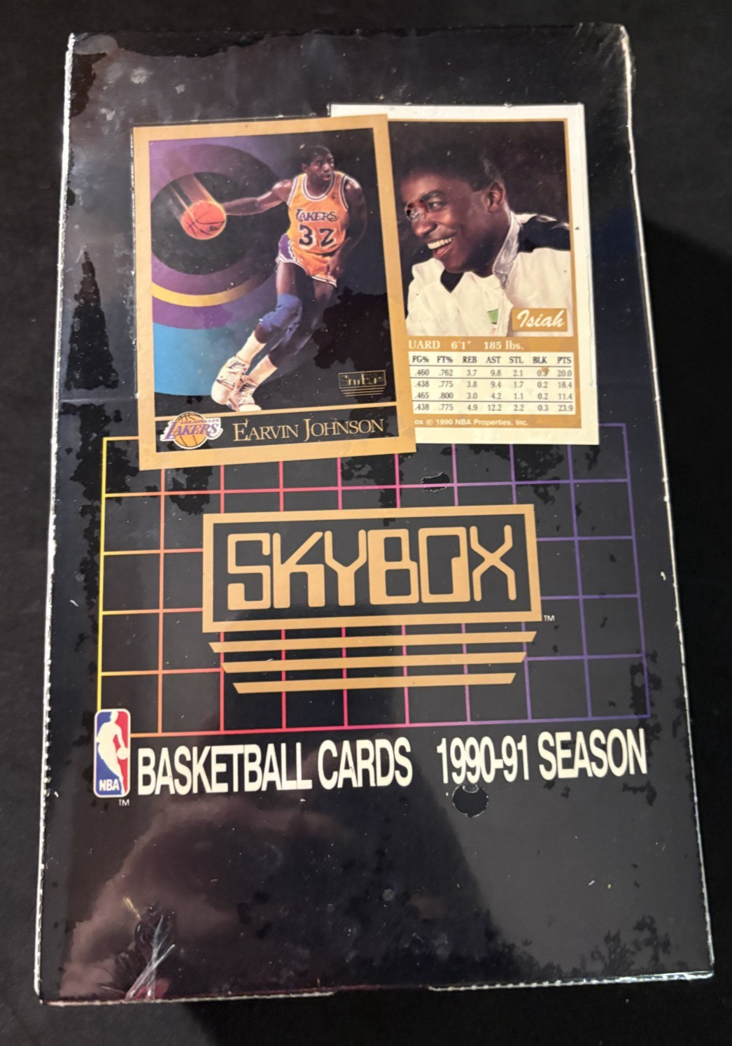 1990-91 NBA SKYBOX Factory Sealed Box - Pristine Condition - Magic / Isaiah