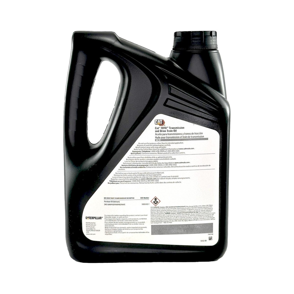 CAT 248-7521 TDTO SAE 30 Transmission and Drive Train Oil, 1 gal