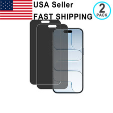 2PK Hydrogel Film Privacy Protector For iPhone 13 14 15 16 E 17 Plus Pro Max Air