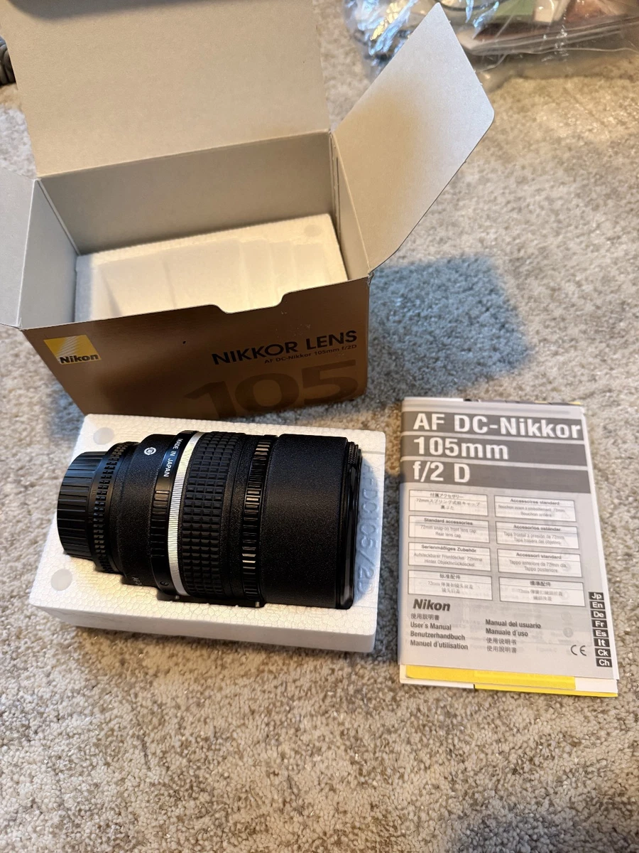 Nikon DC-NIKKOR 105mm Focal Camera Lenses for sale - eBay