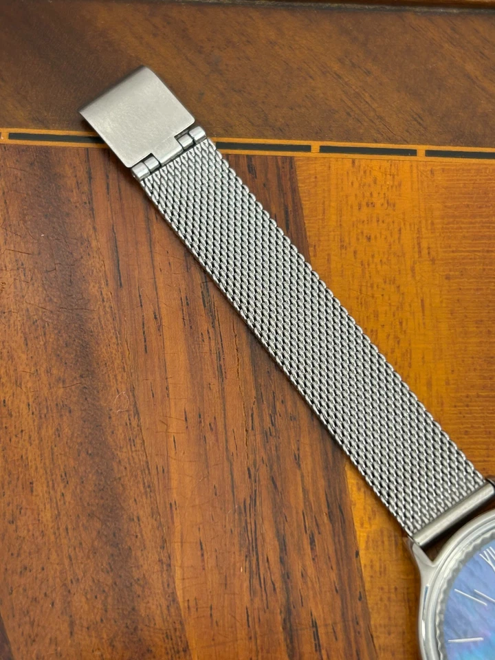 Skagen Watch Women Anita Lille SKW2862 Silver Tone Blue Dial 30mm New Battery - Image 3 of 4