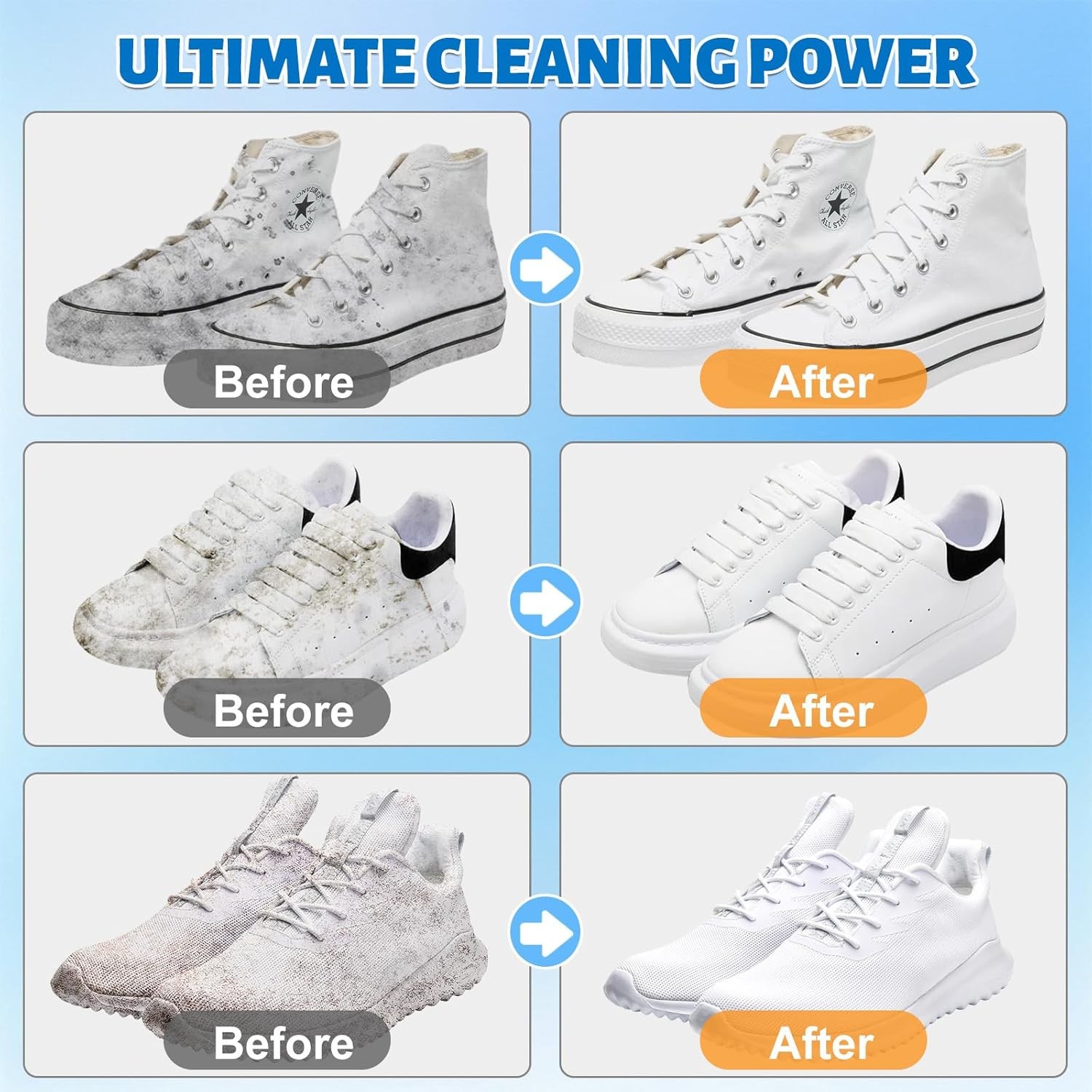 Shoe Cleaner, 6.76fl.oz Sneaker Cleaner Foam for Removing Stains and Dirt, Shoe 