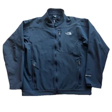 The North Face TNF Apex Bionic Softshell Jacket Mens XL Full Zip Black Hiking