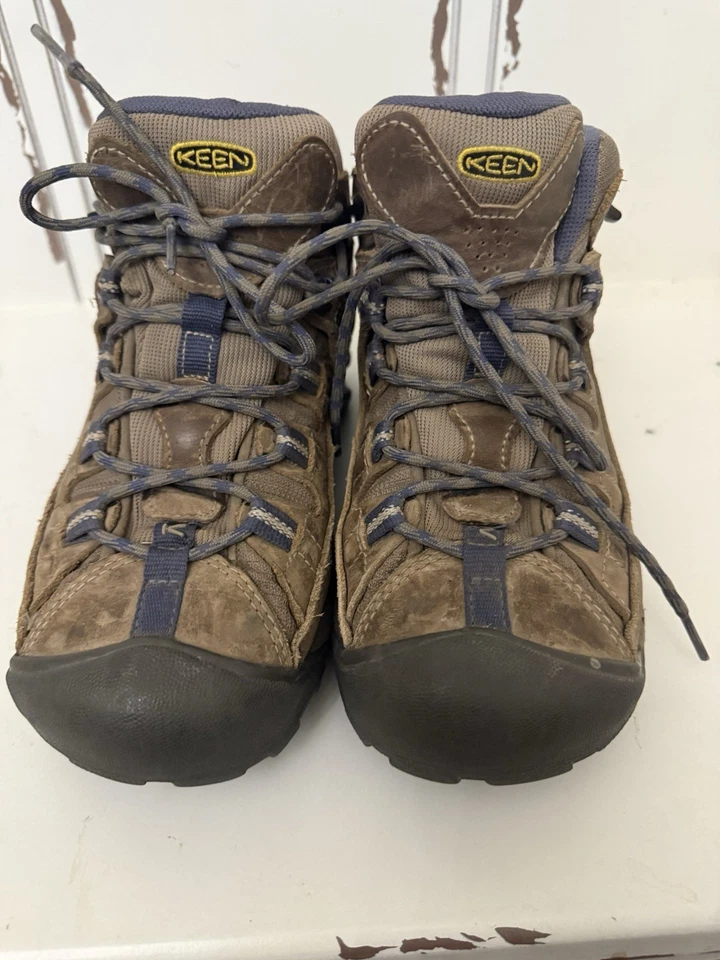 Keen Targhee II 2 WP Wanderschuhe schwarz oliv mineralblau Damengröße 9 " - Bild 2 von 4