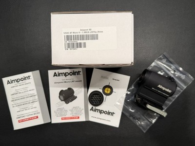 Aimpoint Micro H-1 Red Dot Sight 4MOA W/Riser, LRP Mount, OneHundredConcepts ARD