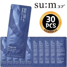 SU:M37 Water-full Marine Relief Gel Cream 1ml x 30pcs (30ml) Sample Newest Sum37