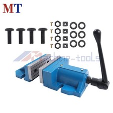 2 Piece 2 1/4" Jaw Height 6" Quick Clamp Milling Machine Vise 6" Jaw Width